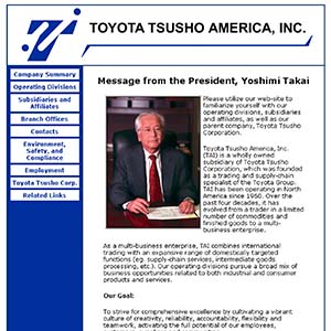 Toyota website development project